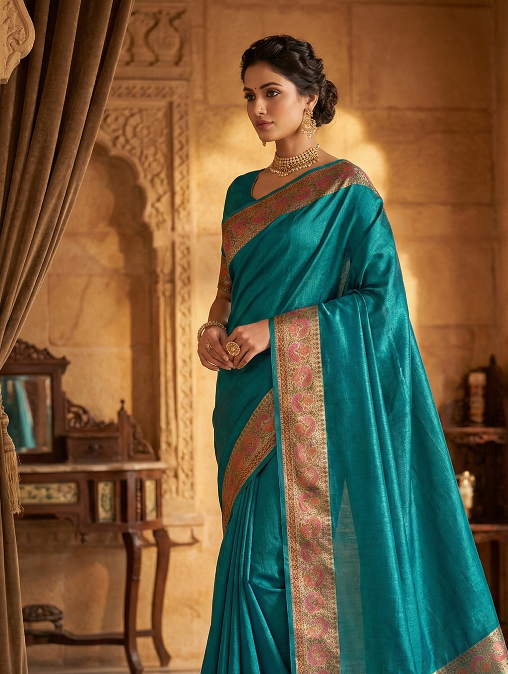 Peacock Banarasi
